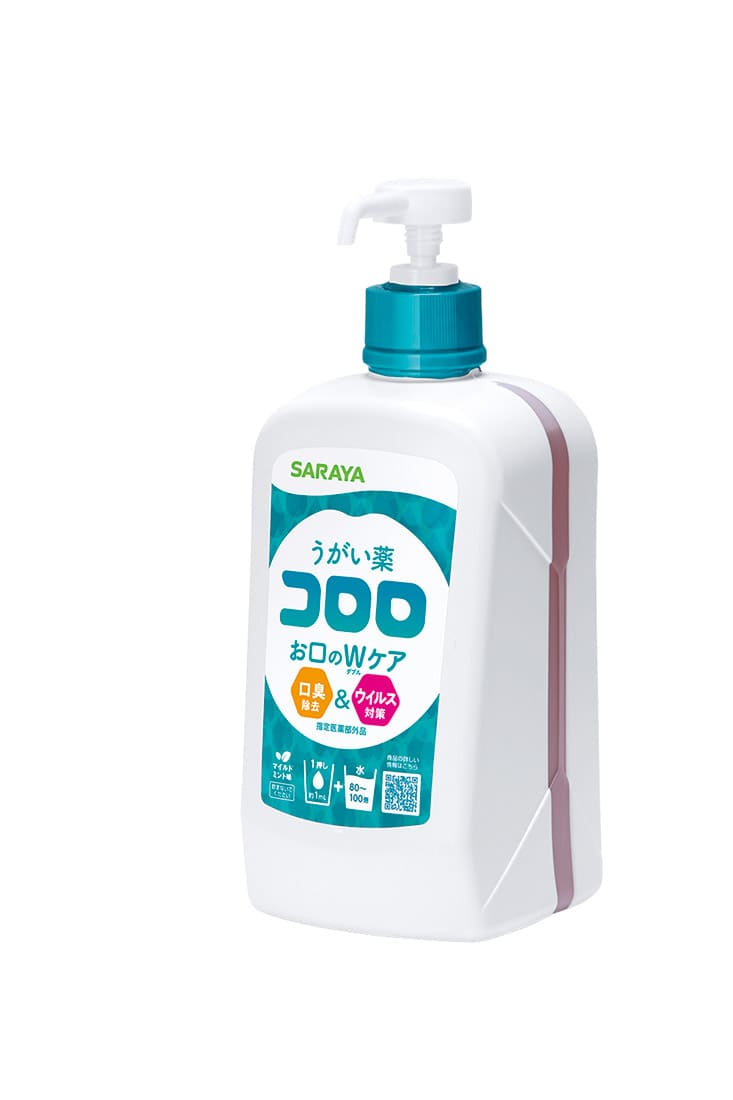 【サラヤ】うがい薬コロロ１Ｌ　Ｐ付