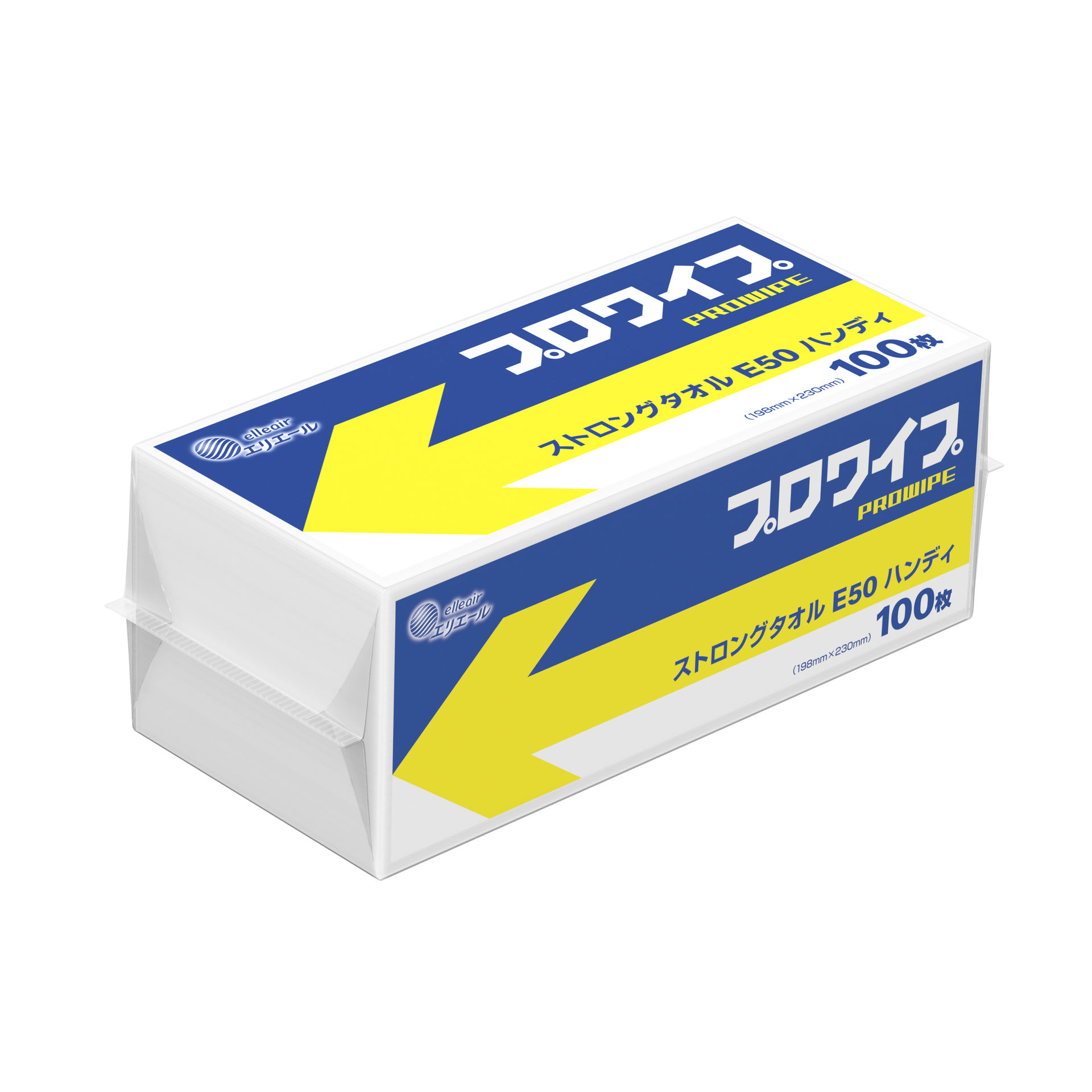 【大王製紙】ｴﾘｴｰﾙ ﾌﾟﾛﾜｲﾌﾟ ｽﾄﾛﾝｸﾞ E50 ﾊﾝﾃﾞｨ 100枚　16ﾊﾟｯｸ入り