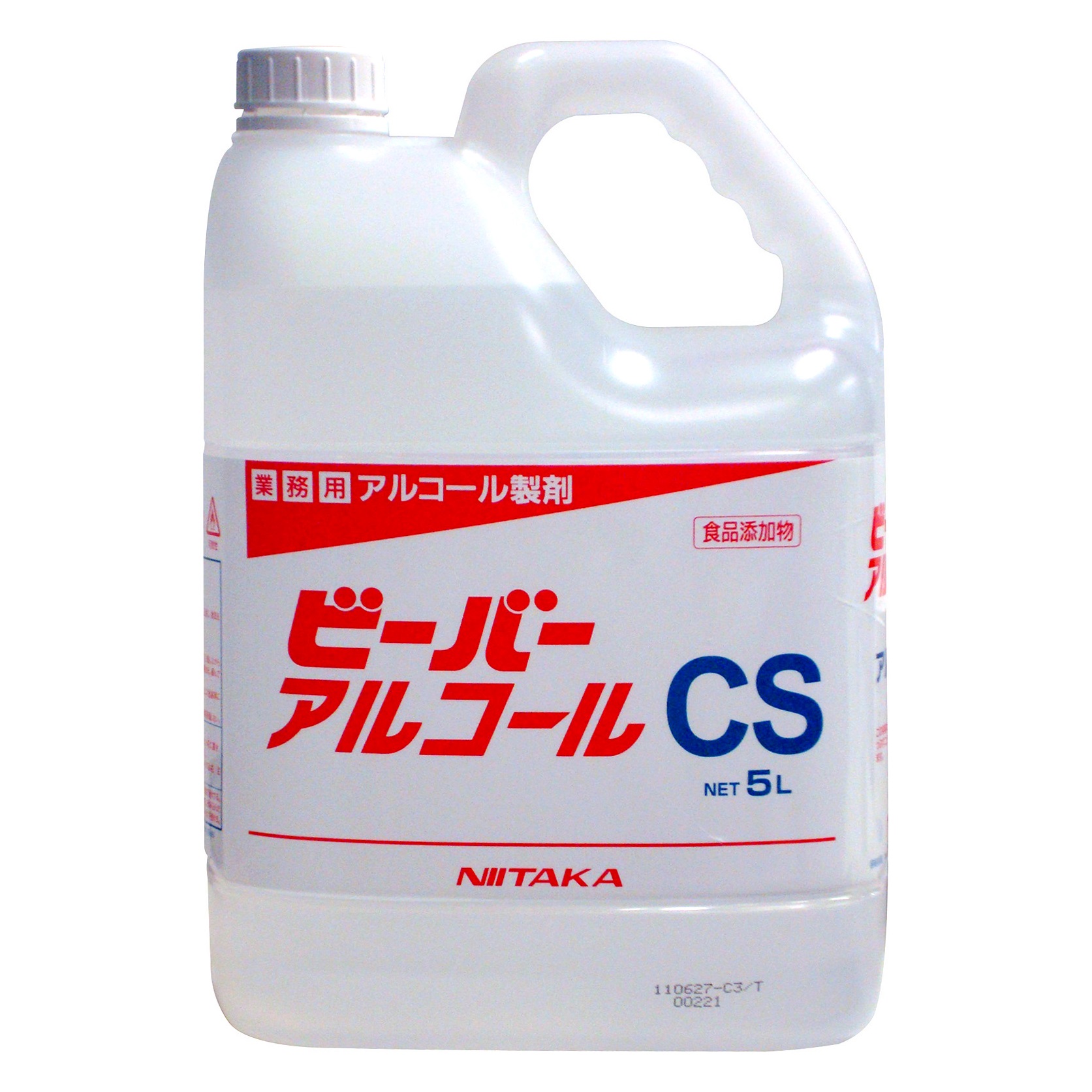 ニイタカ　アルコール製剤　ビーバーアルコールＣＳ　５Ｌ　270630　ケース（5L×4本）