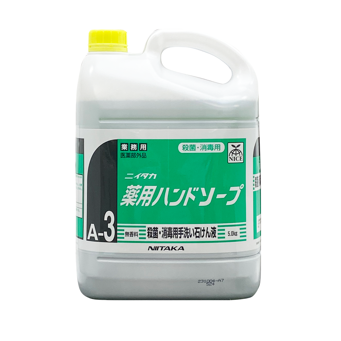 ニイタカ　手洗い液　薬用ハンドソープ　５Ｋ（Ａ－３）　250140　ケース（5kg×3本）