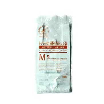 オザックス　レジ袋　トパック　ＢＰ　Mサイズ　00445231　ケース（100枚×20束）