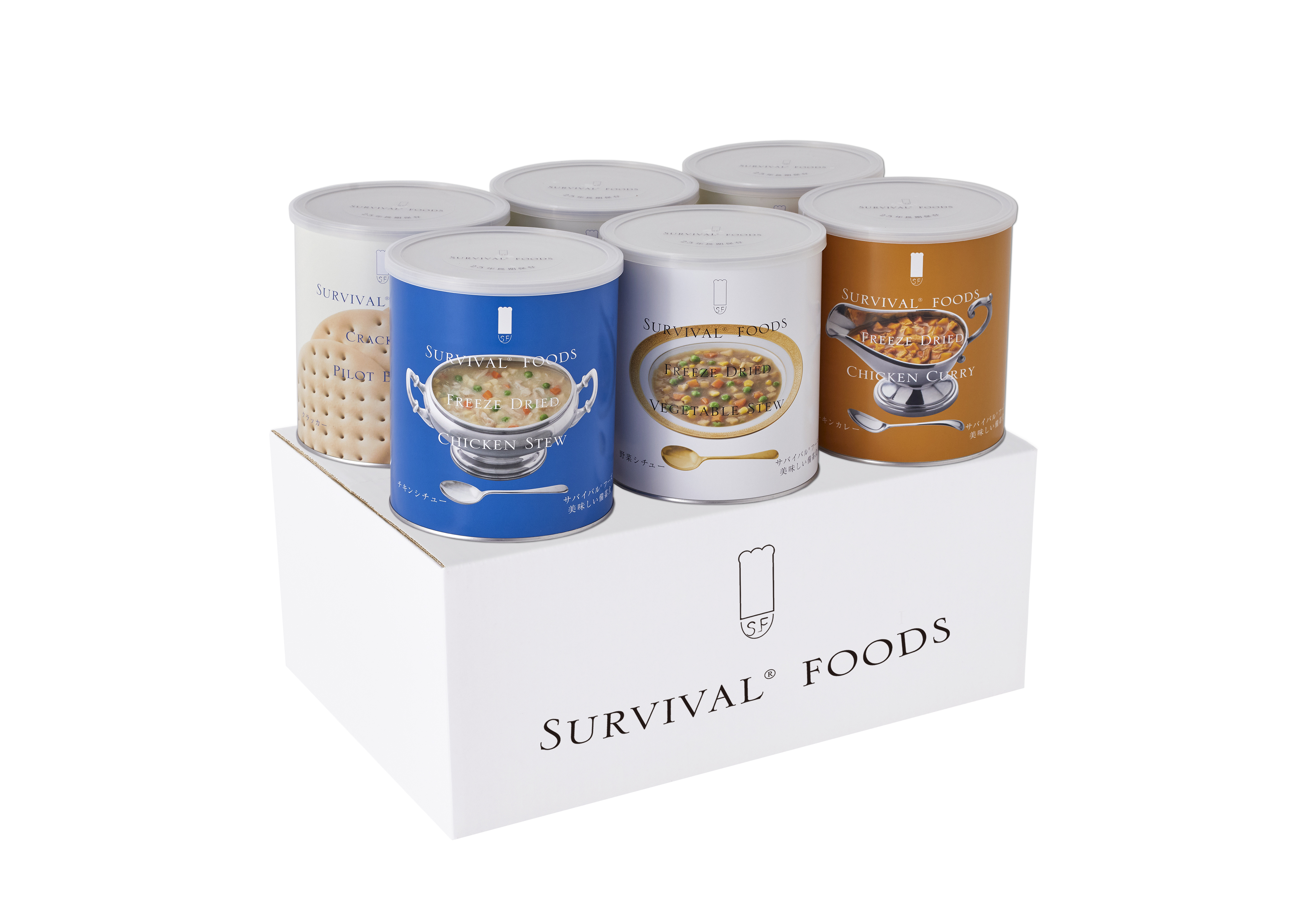 【サバイバルフーズ】小缶　ファミリーセット（カレー＆シチュー）＃２ＦＳＴ
