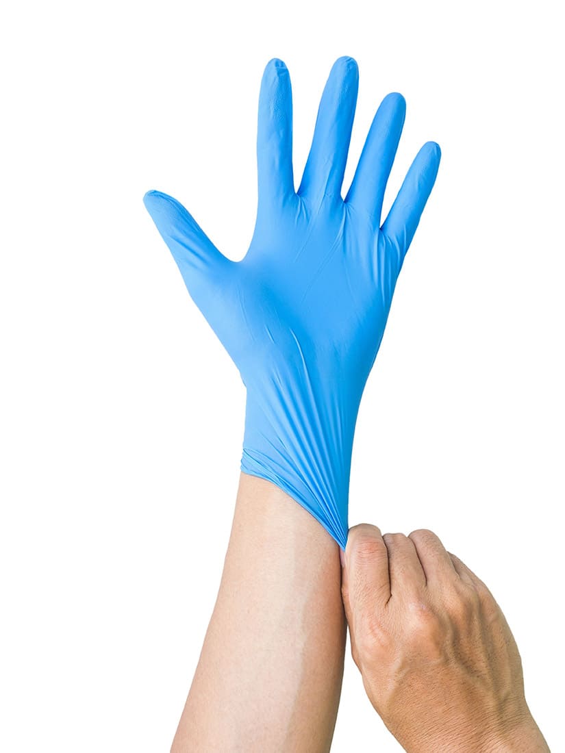 【サラヤ】★ケース販売 ニトリルグローブエクステンド青 200枚/箱（1ケース10箱入り）